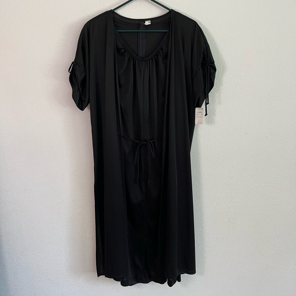 Vintage Dress with Overlay Two Piece Set